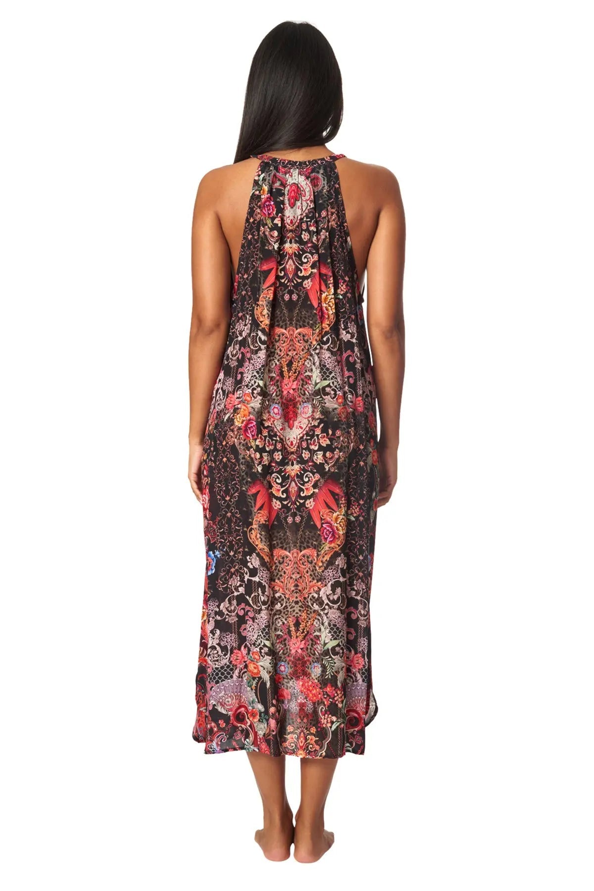 Forest Festival Resort Vacation Dress-3
