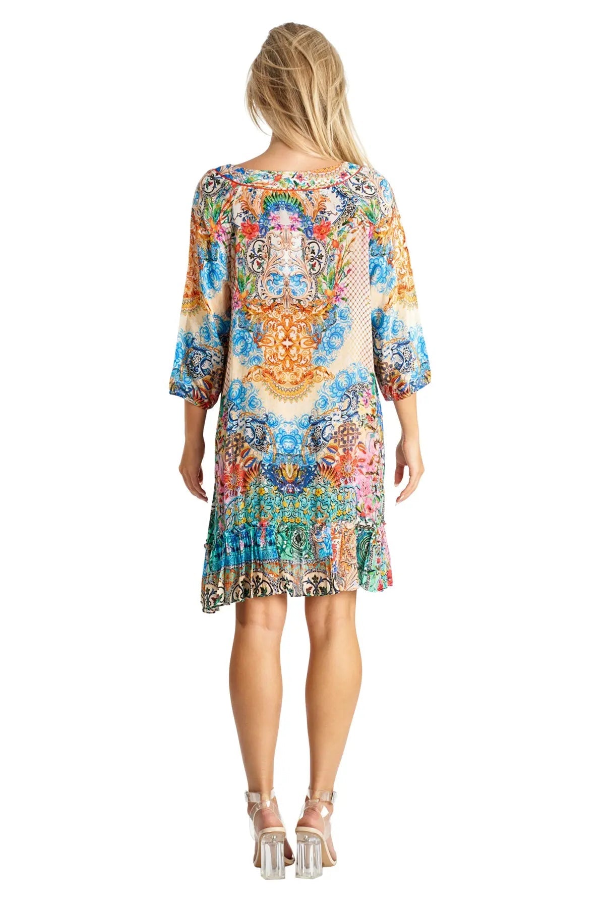 Bohemian Summer Dress for Beach & Beyond-2