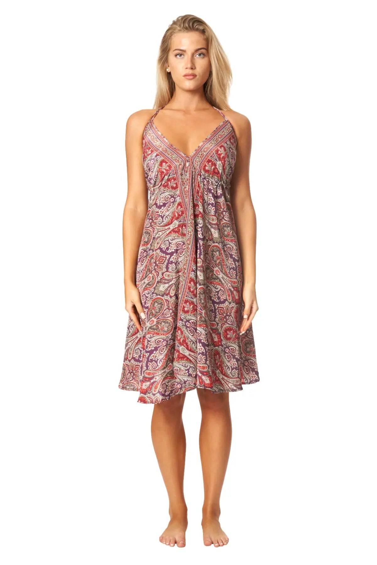 Cute Positano Mini Boho Dresses-3