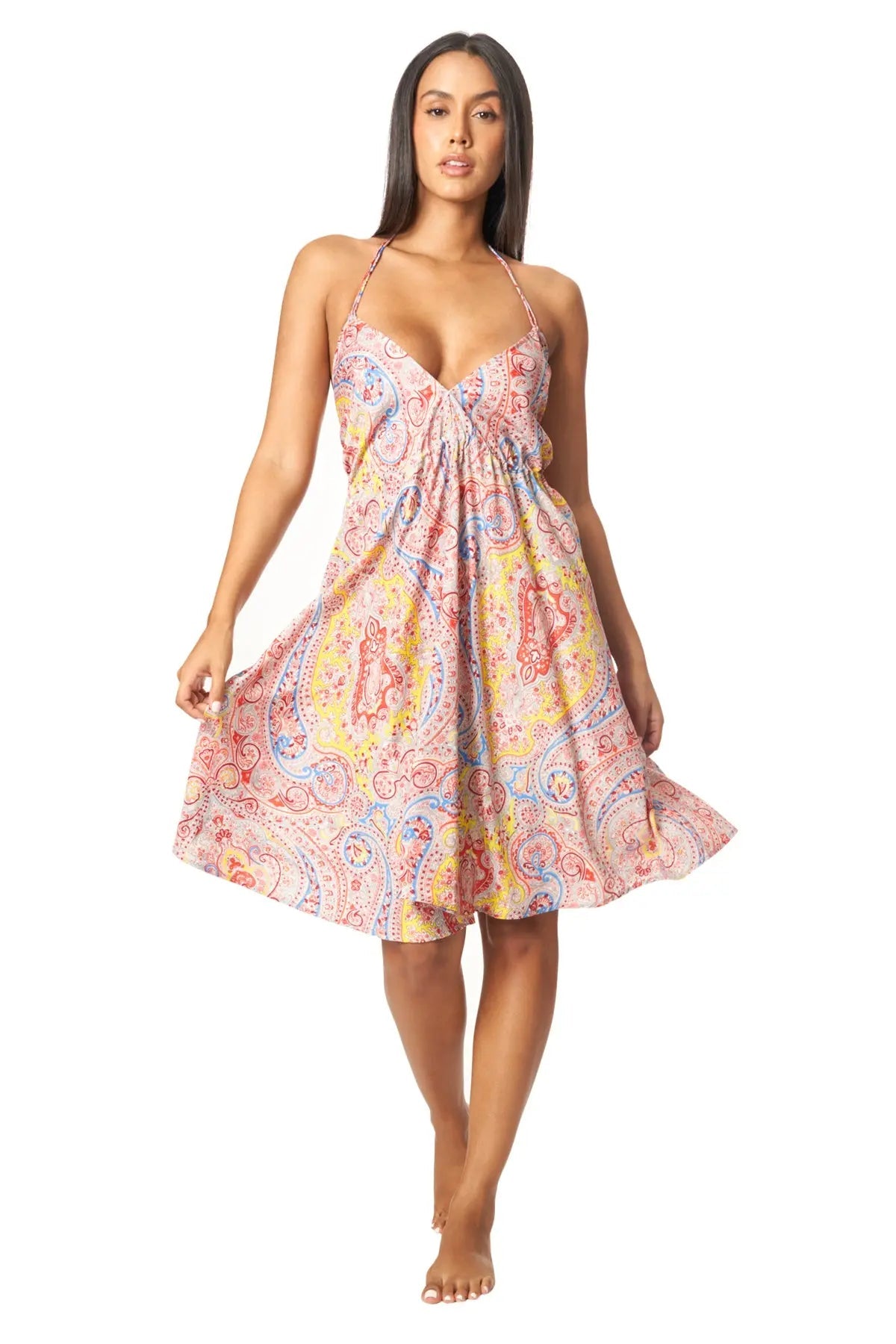 Cute Positano Mini Boho Dresses-3