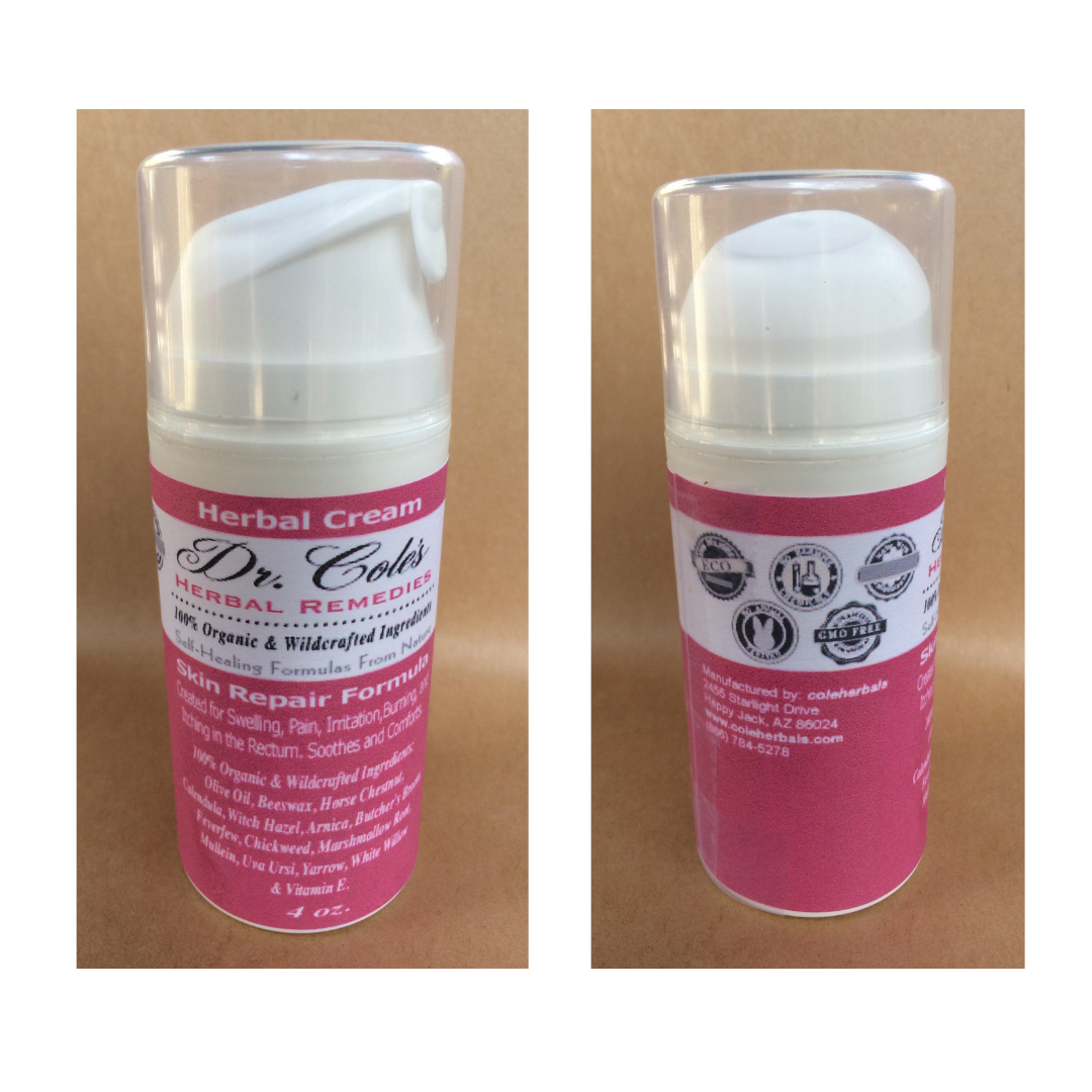 Dr. Cole's Organic Skin Repair Herbal Cream SixPak