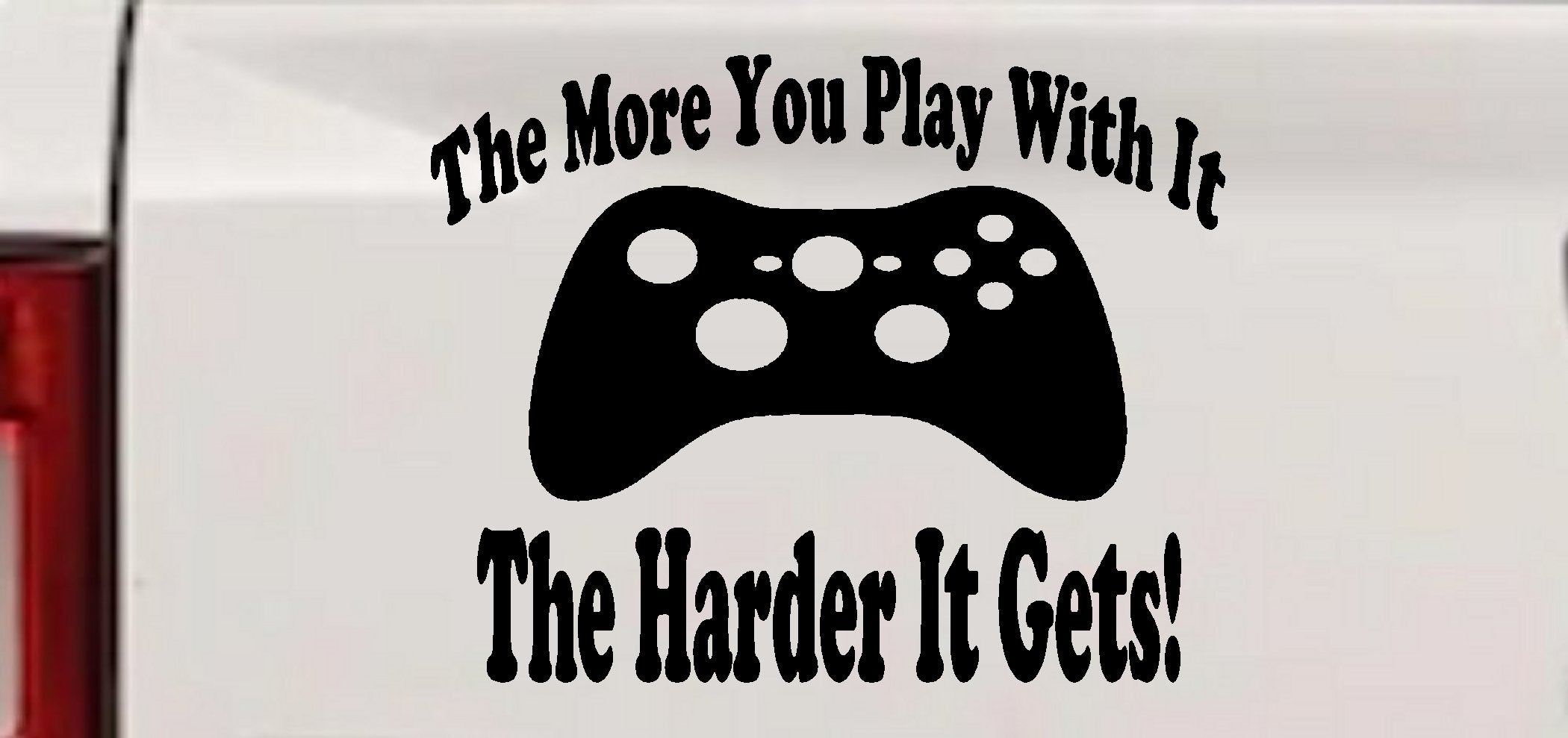 Funny Xbox Video Game Car Truck Window Decal Sticker More You Play