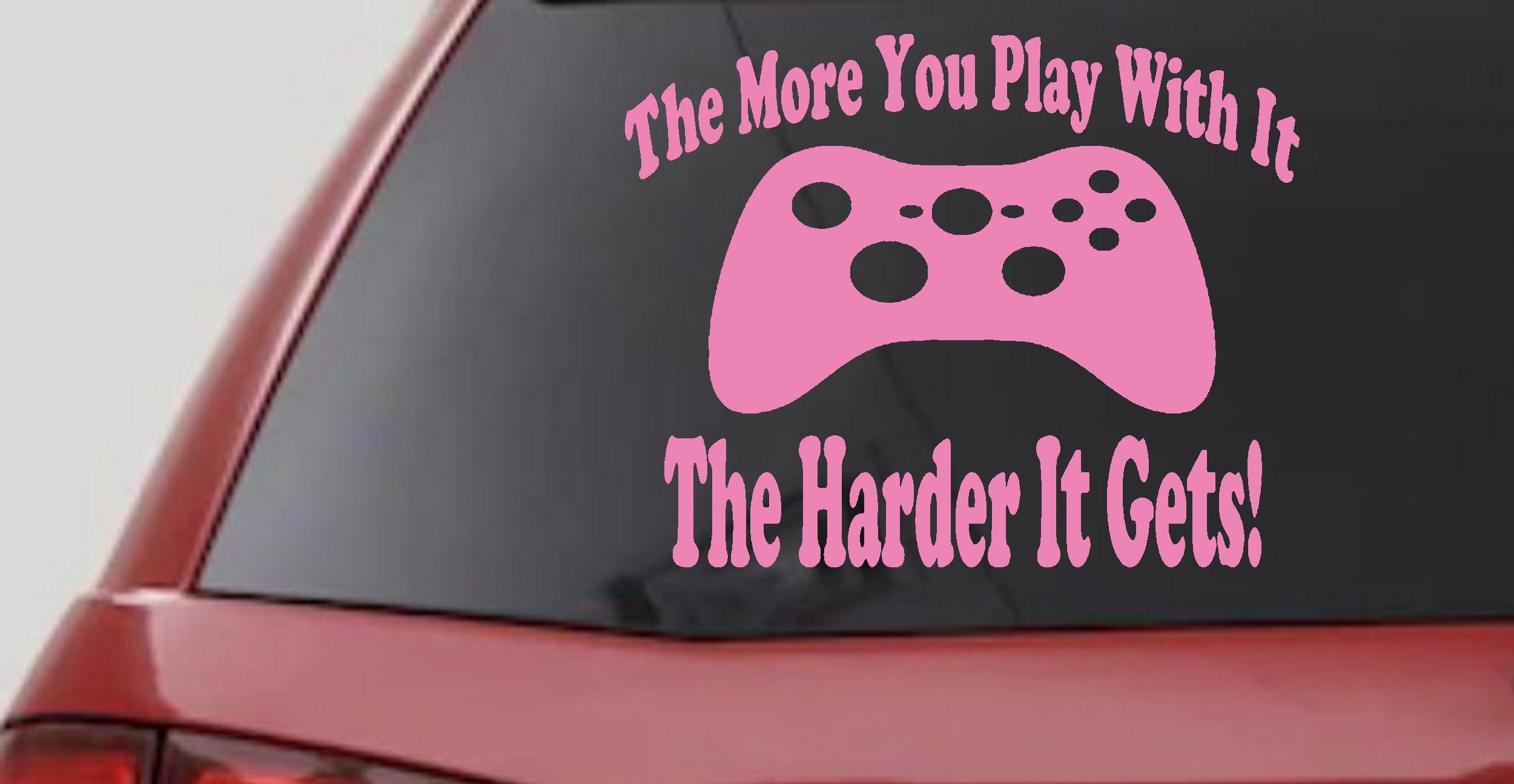 Funny Xbox Video Game Car Truck Window Decal Sticker More You Play