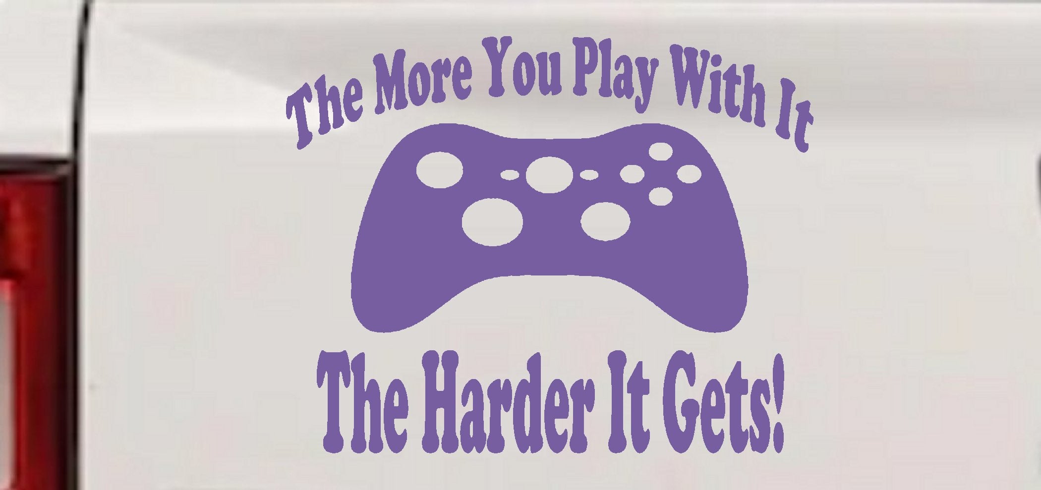 Funny Xbox Video Game Car Truck Window Decal Sticker More You Play