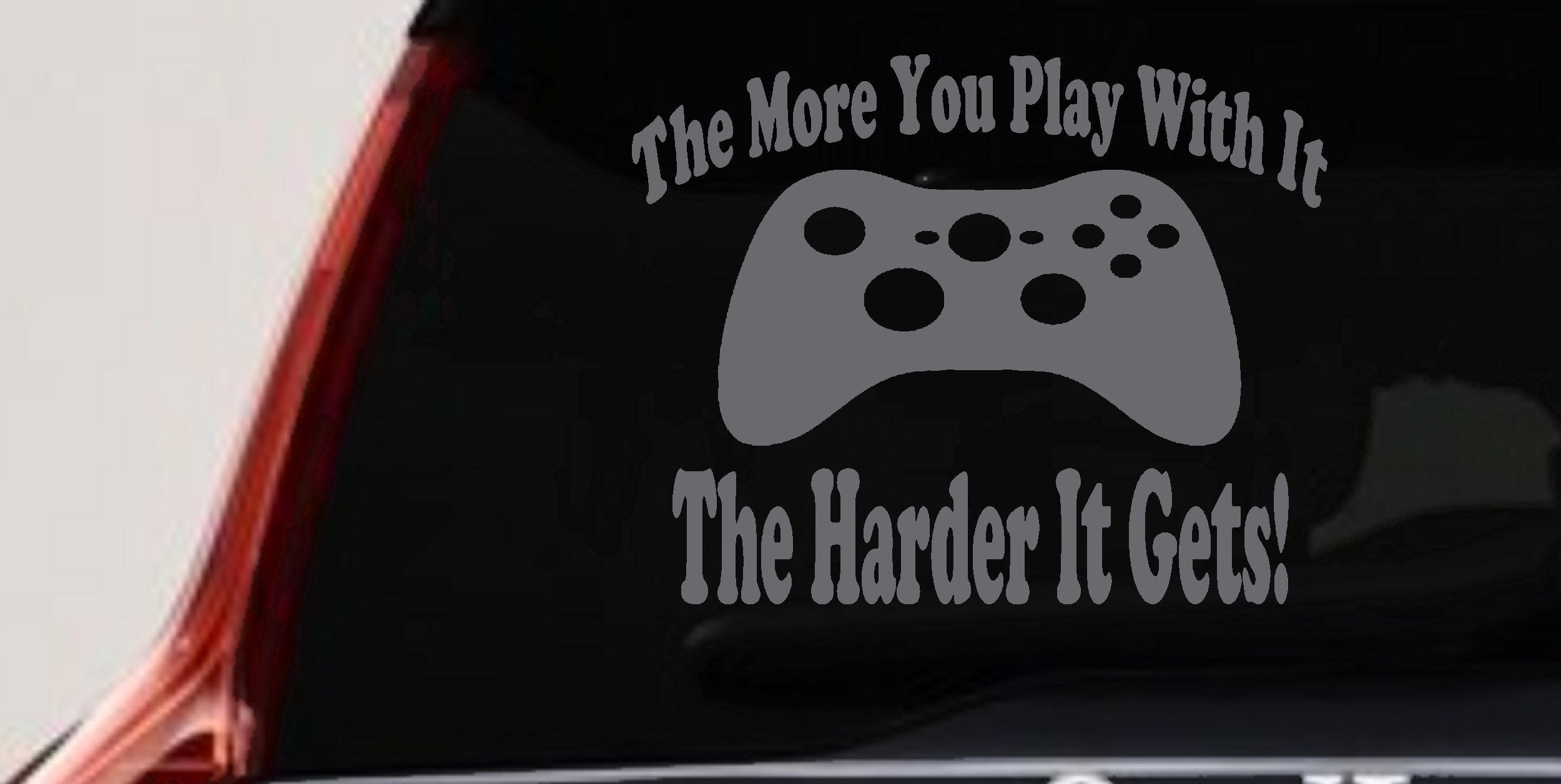 Funny Xbox Video Game Car Truck Window Decal Sticker More You Play