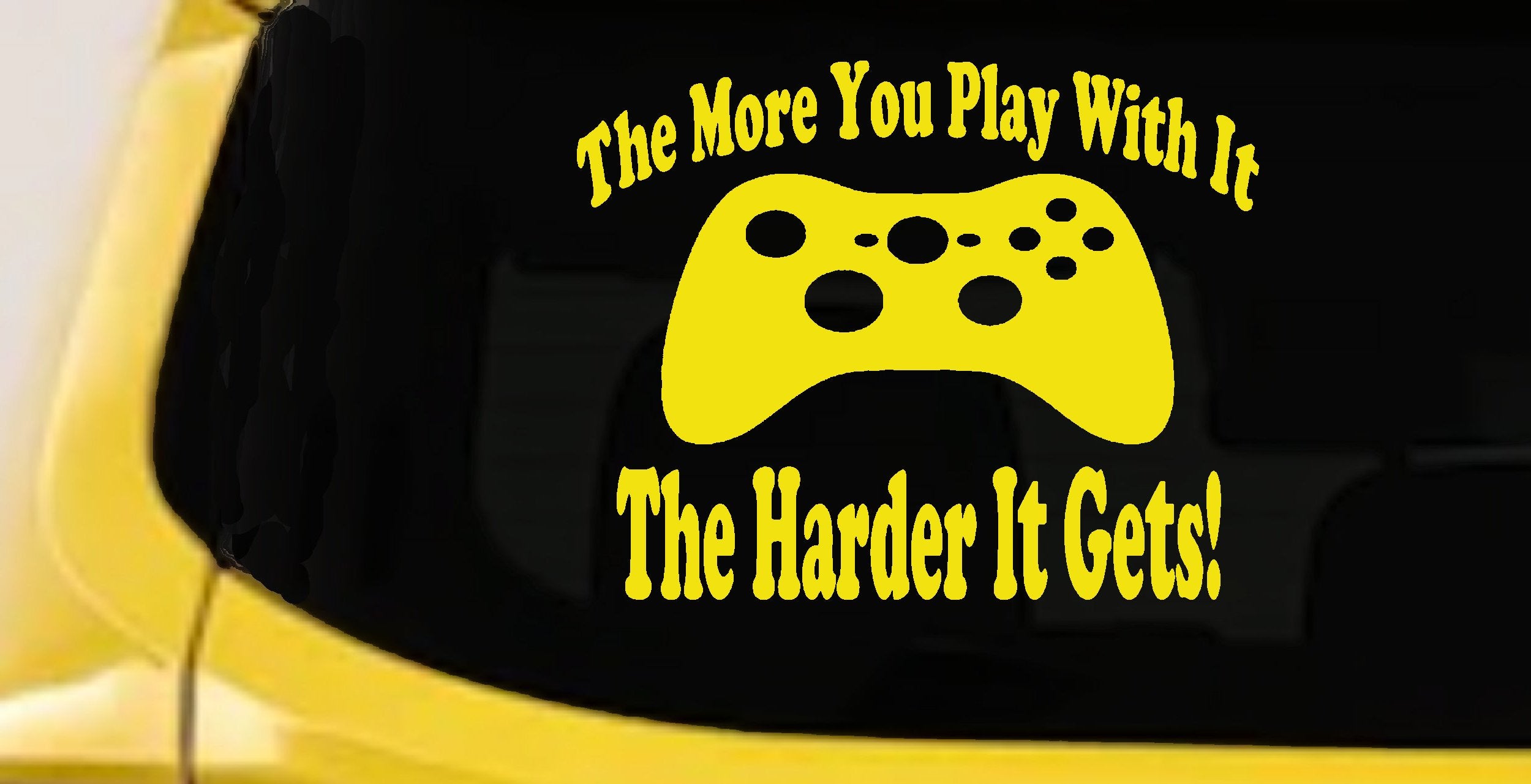 Funny Xbox Video Game Car Truck Window Decal Sticker More You Play