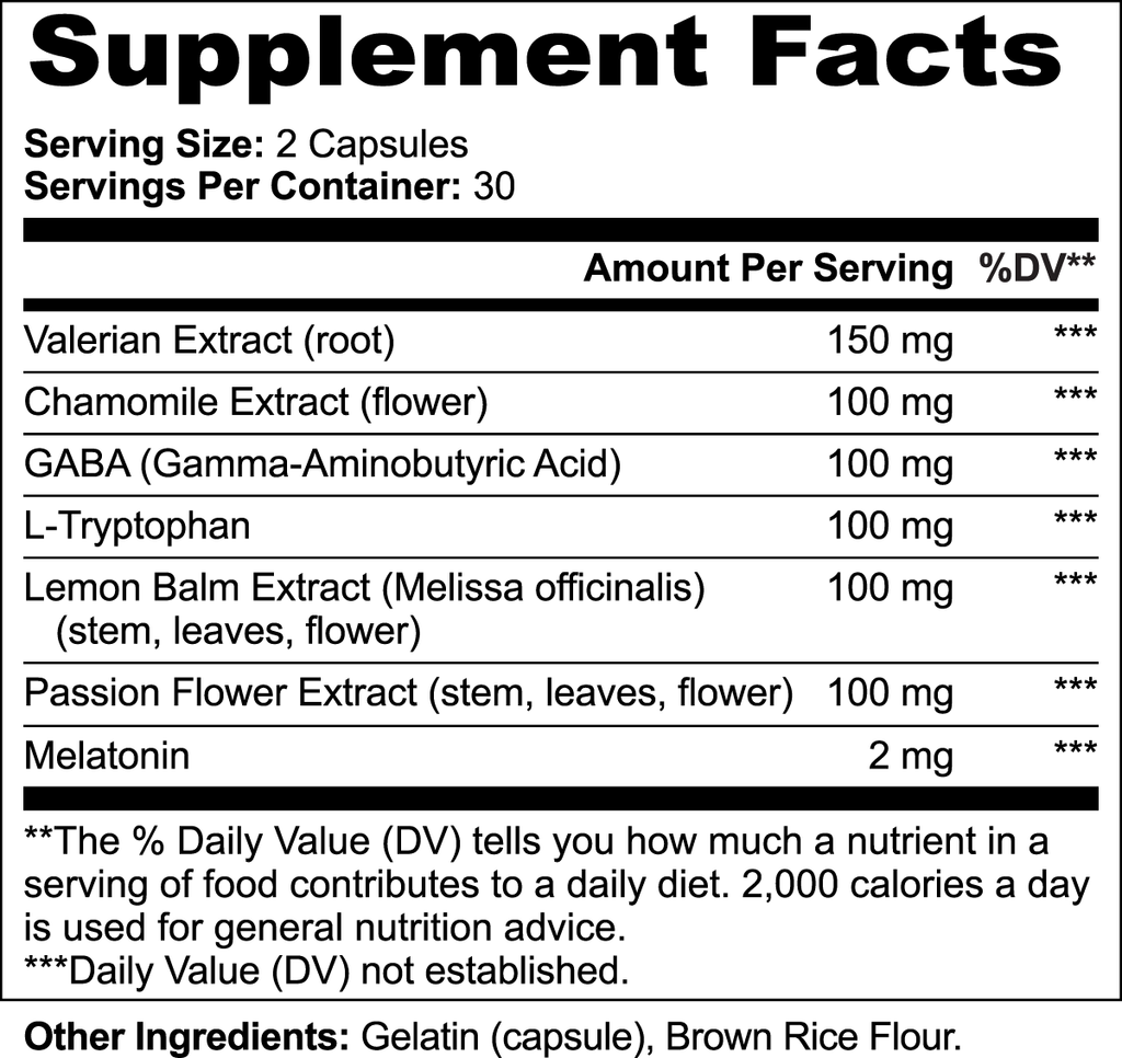 NVNQA Herbal Sleep Formula
