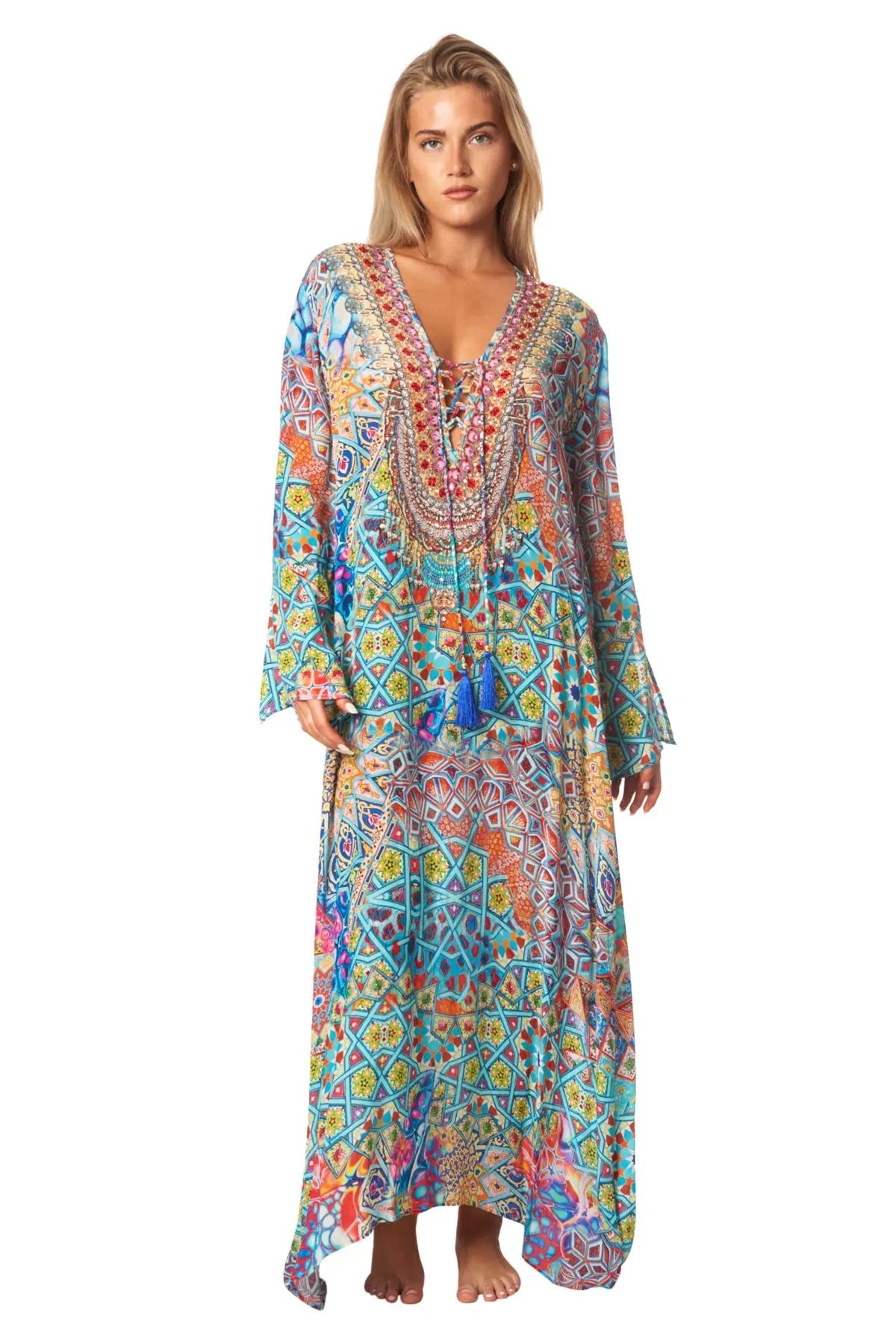 River Bed Long Caftan Dress-0