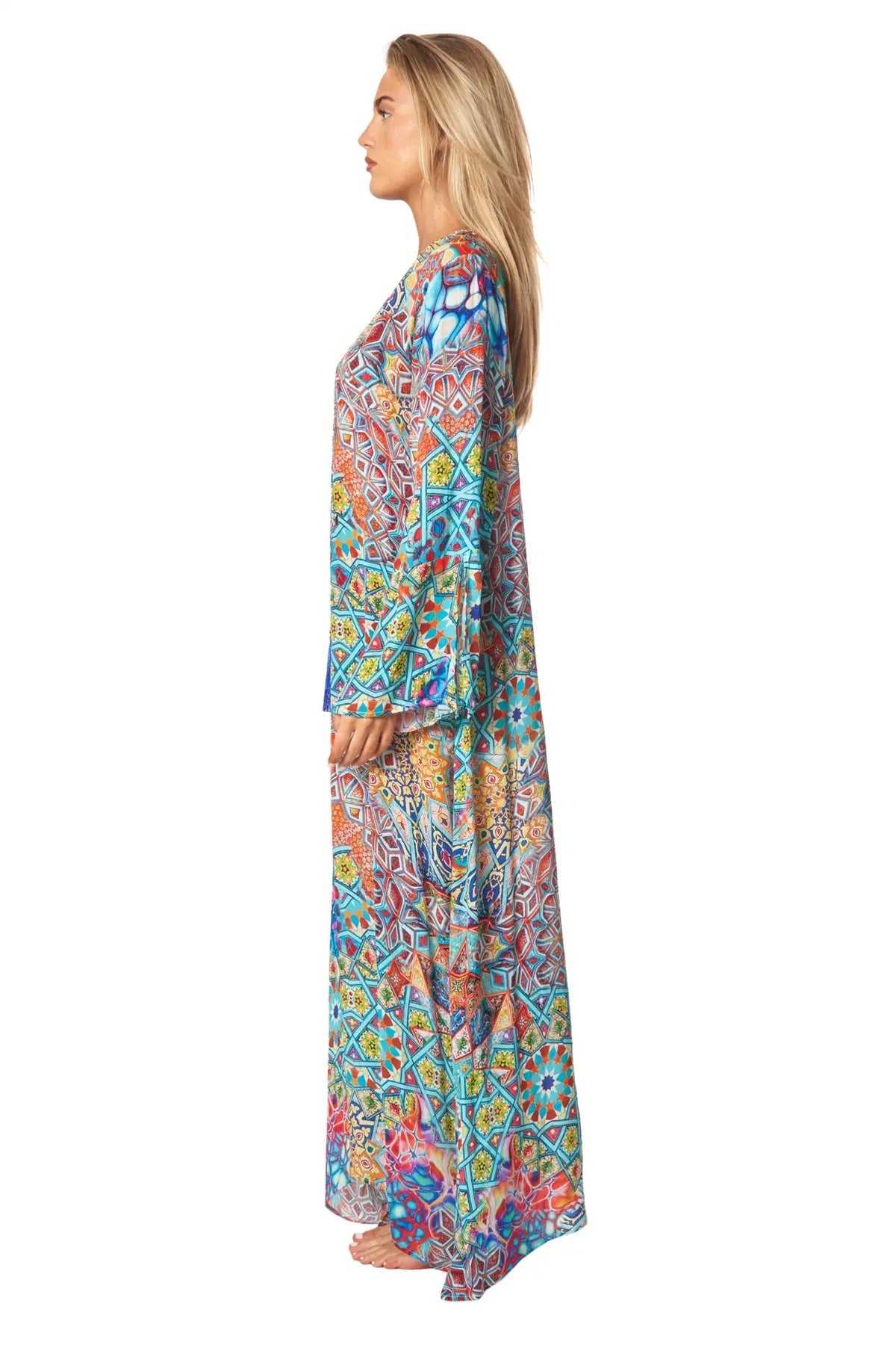 River Bed Long Caftan Dress-1