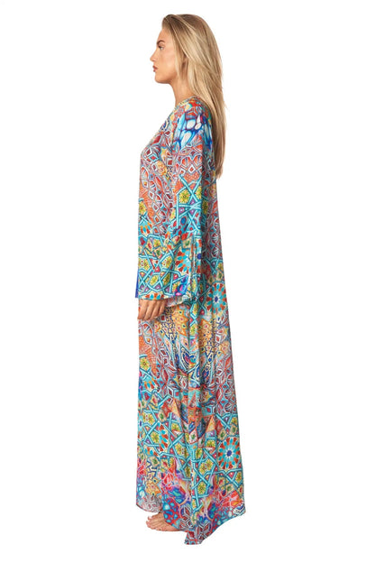 River Bed Long Caftan Dress-1