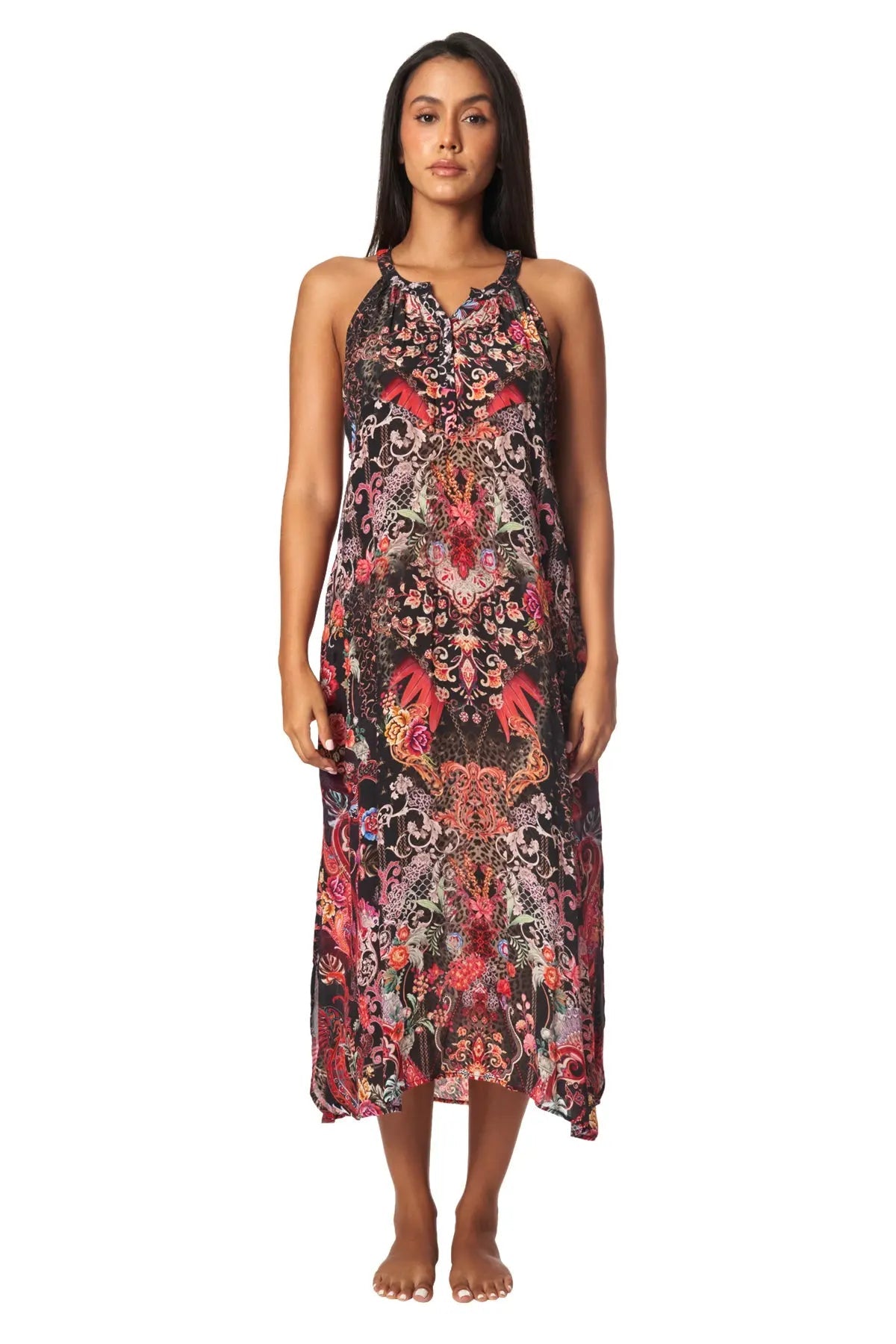 Forest Festival Resort Vacation Dress-0