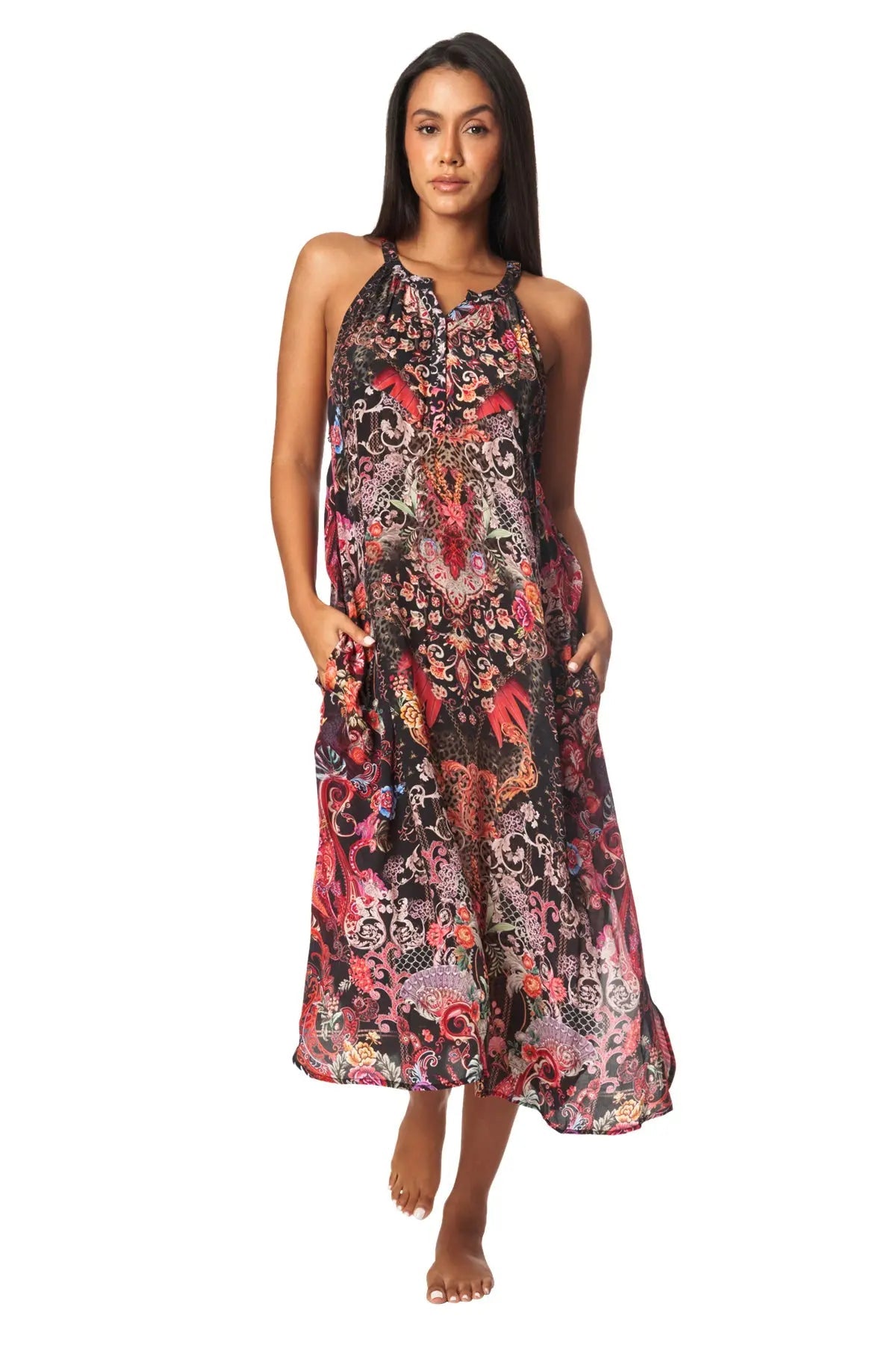 Forest Festival Resort Vacation Dress-1