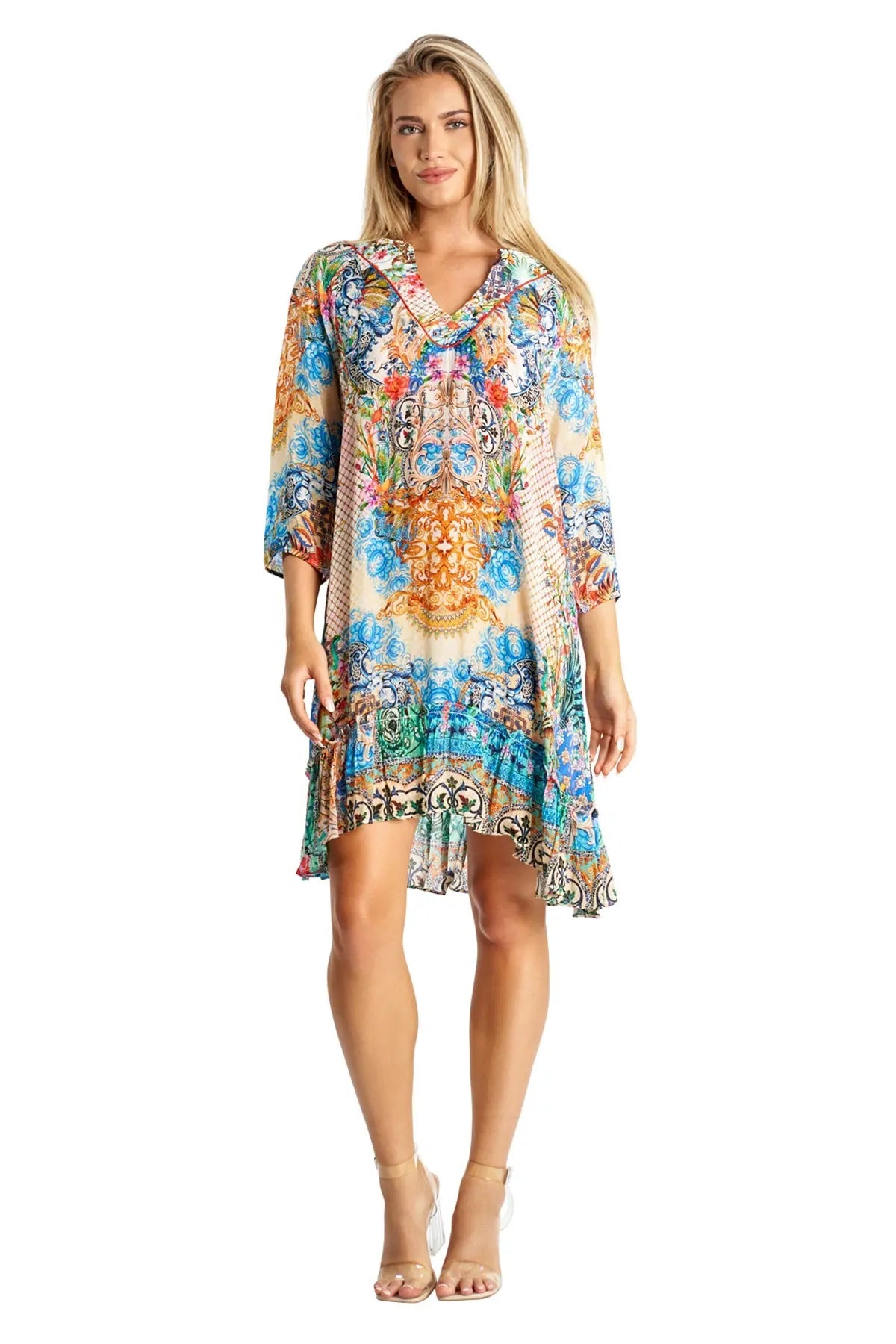 Bohemian Summer Dress for Beach & Beyond-0