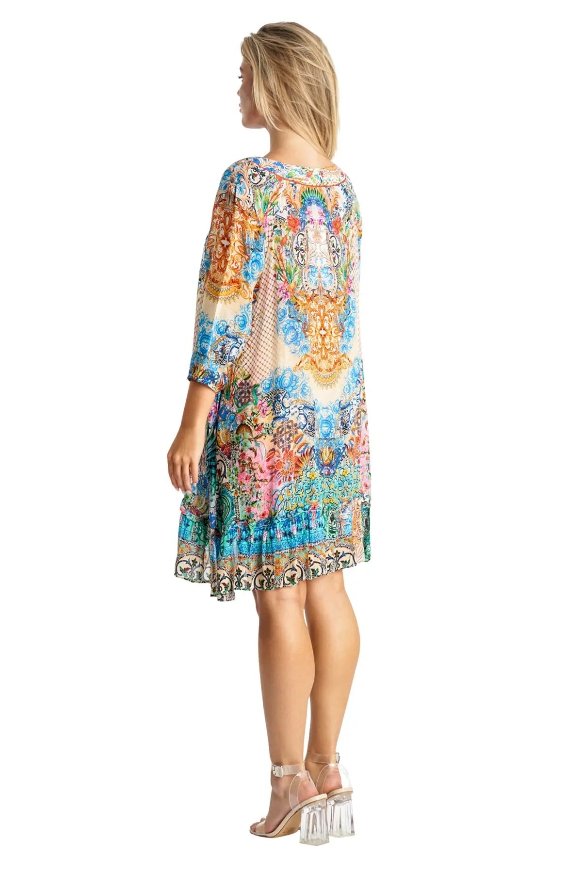 Bohemian Summer Dress for Beach & Beyond-1