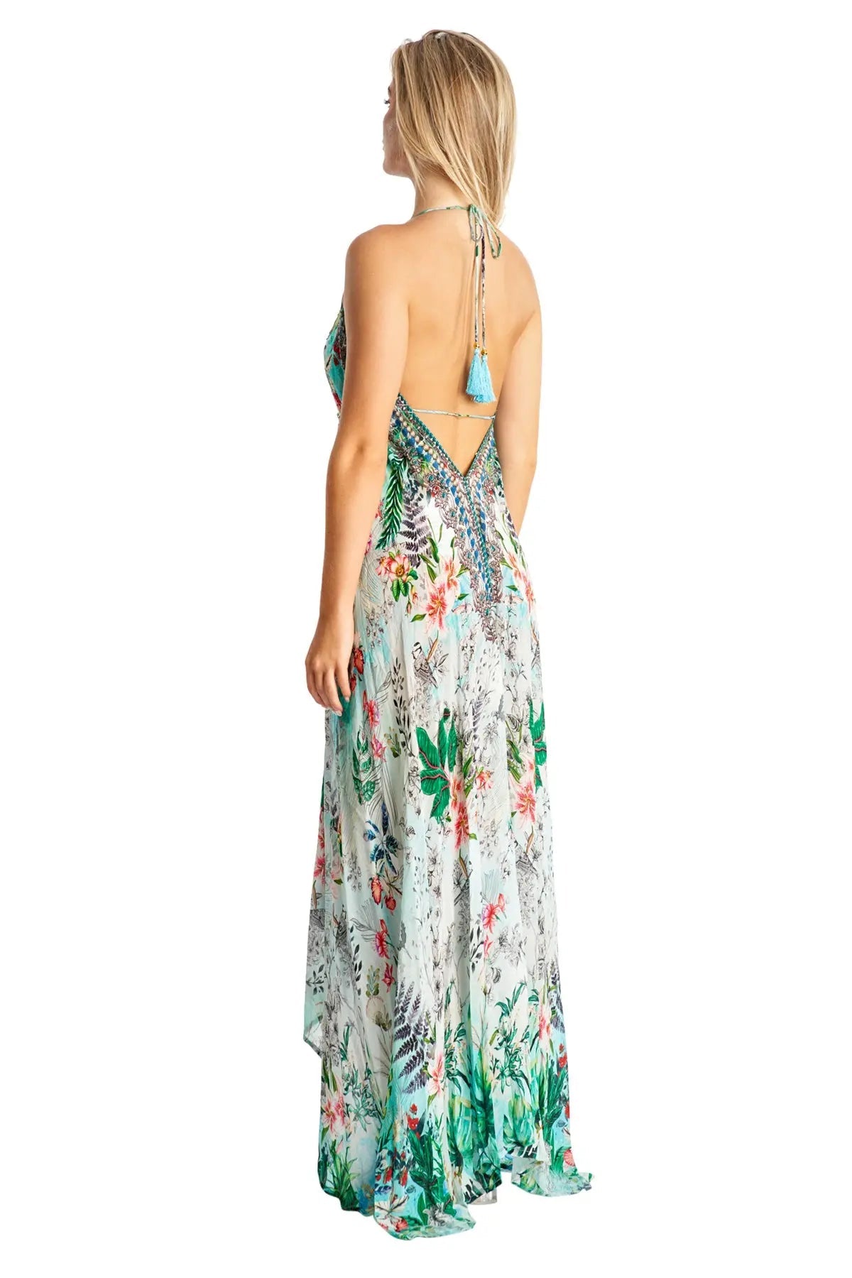 Backless Resort Dress-1