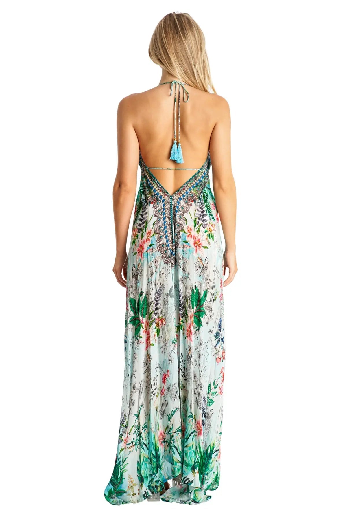 Backless Resort Dress-2