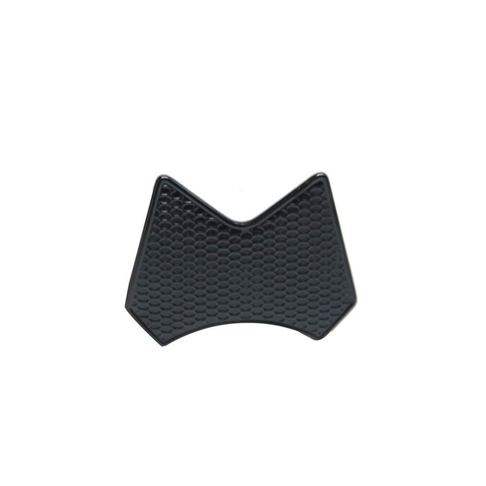 Wide Pure Black Motorcycle Gas Tank Pad Protector Decal Suitable For Motorbike