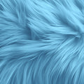 Faux Fur Fabric Squares | Baby Blue