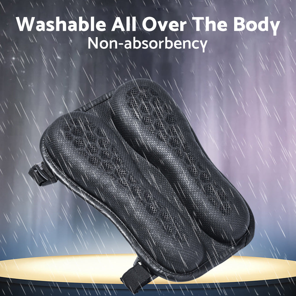 Foldable Passenger Motorcycle Gel Rear Seat Cushion with 3D Honeycomb Structure