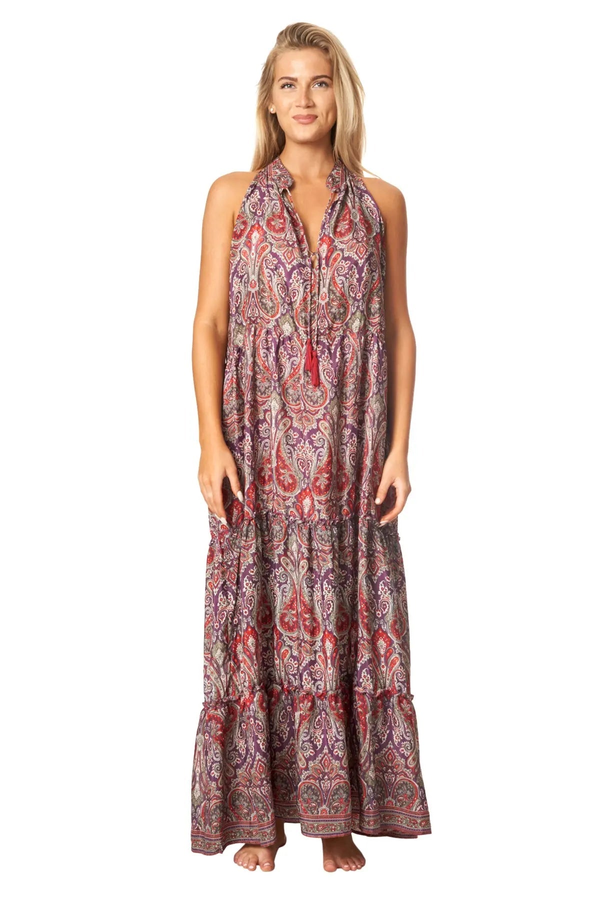 Boho Positano Maxi Dresses-3