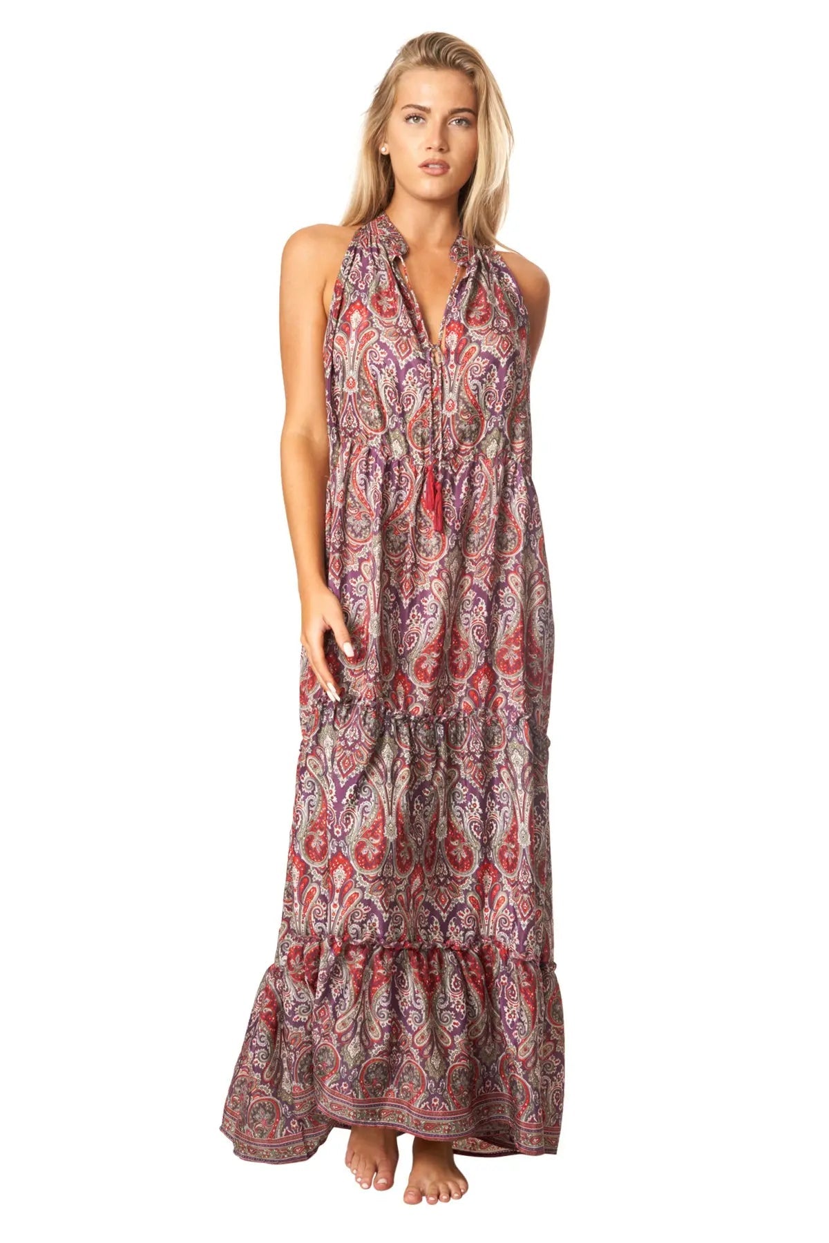 Boho Positano Maxi Dresses-0