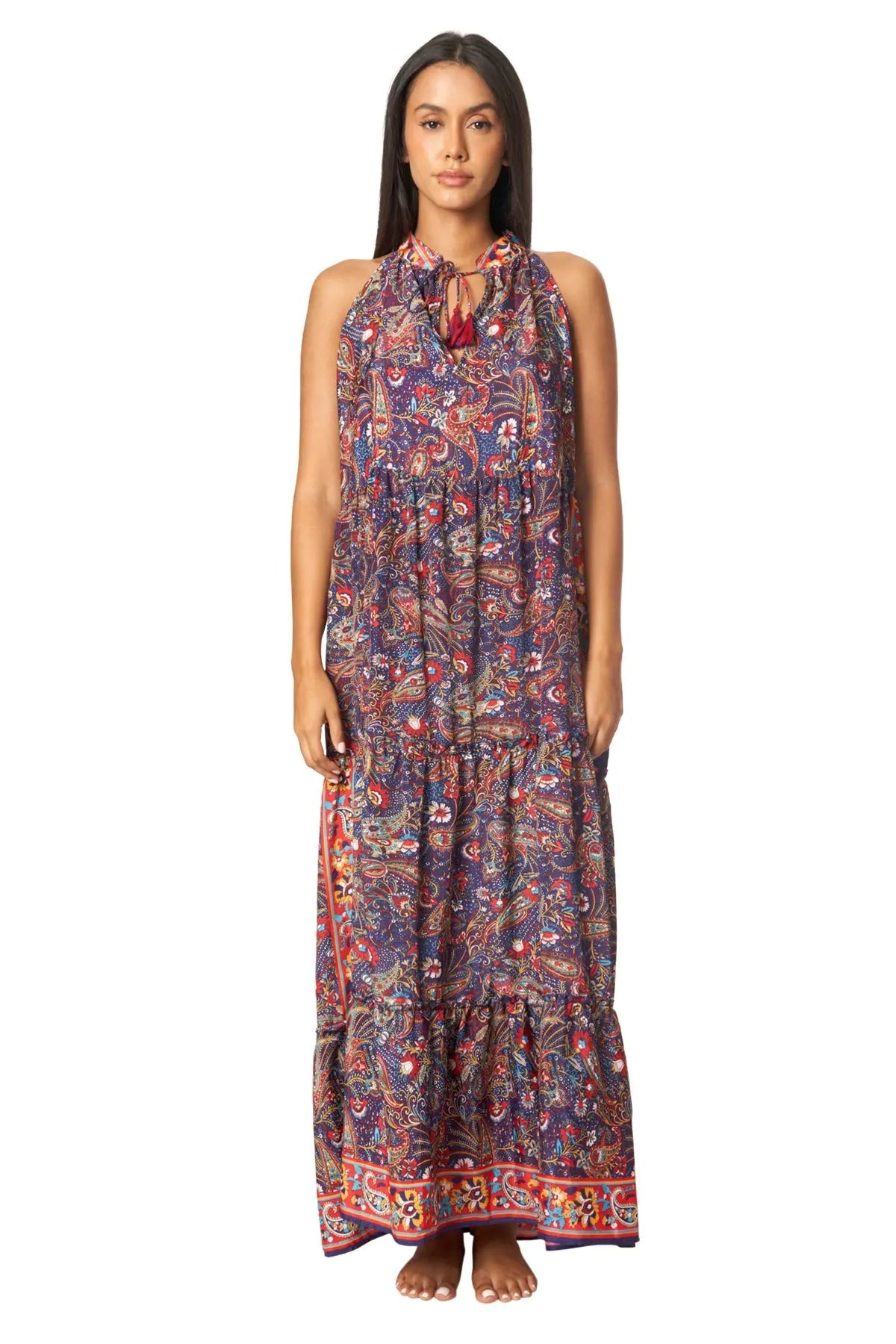 Boho Positano Maxi Dresses-4