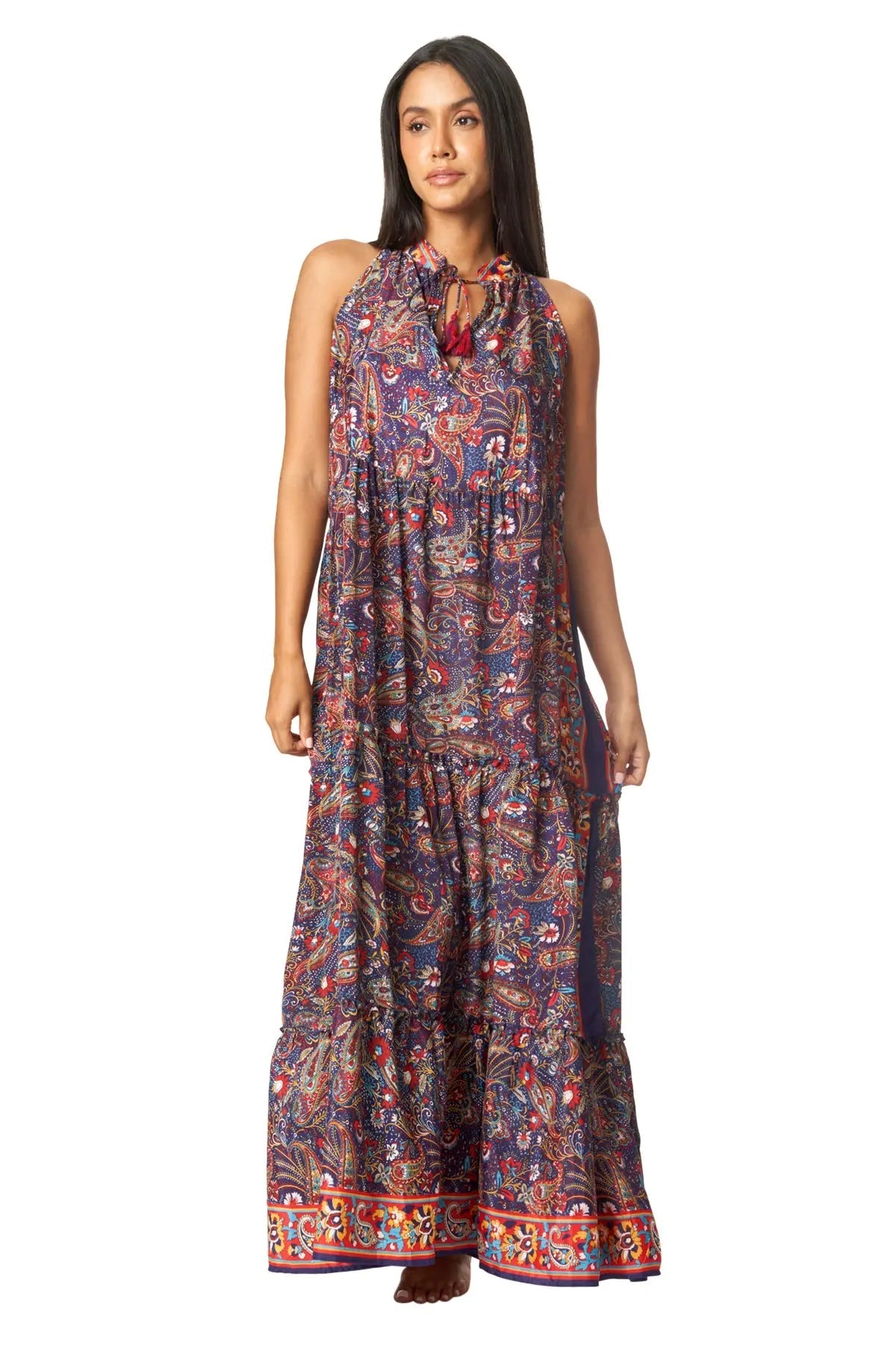 Boho Positano Maxi Dresses-0