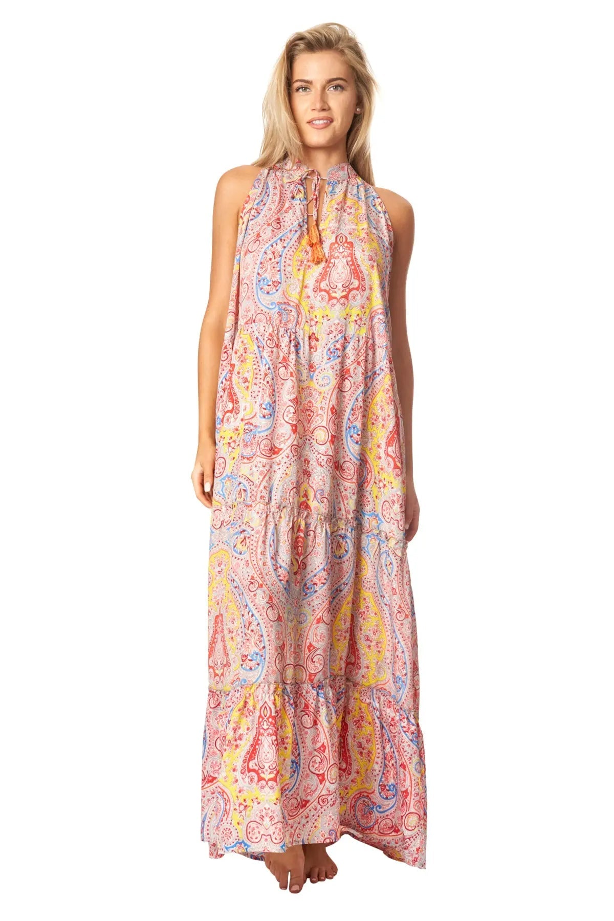 Boho Positano Maxi Dresses-3