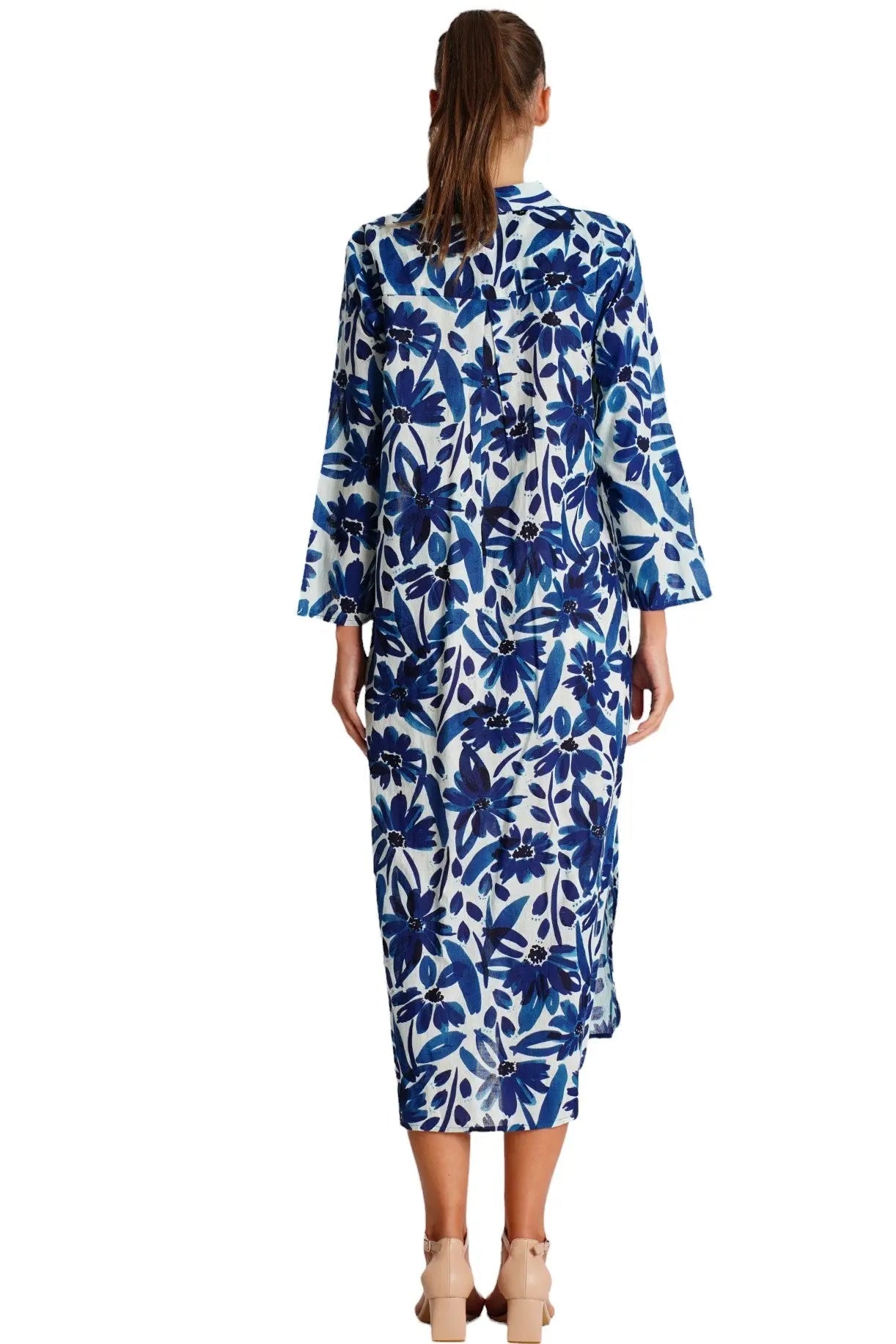 Shirt Dress with Pockets-1