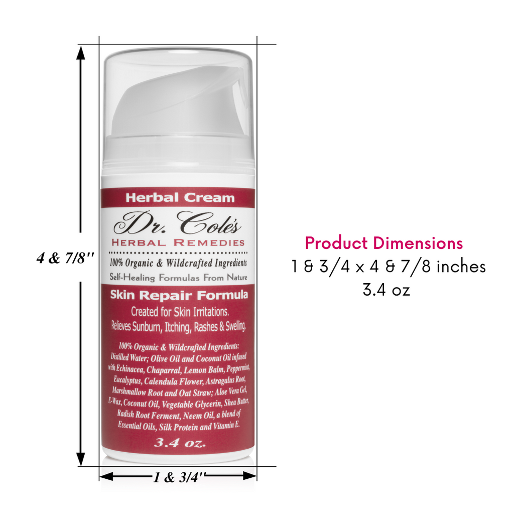 Dr. Cole's Organic Skin Repair Herbal Cream SixPak