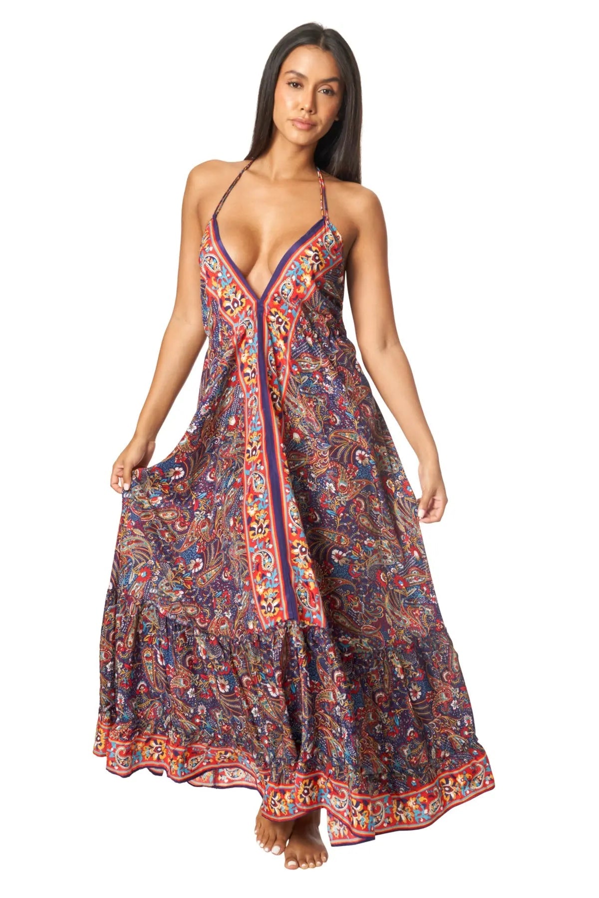 Cute Positano Maxi Dresses-3