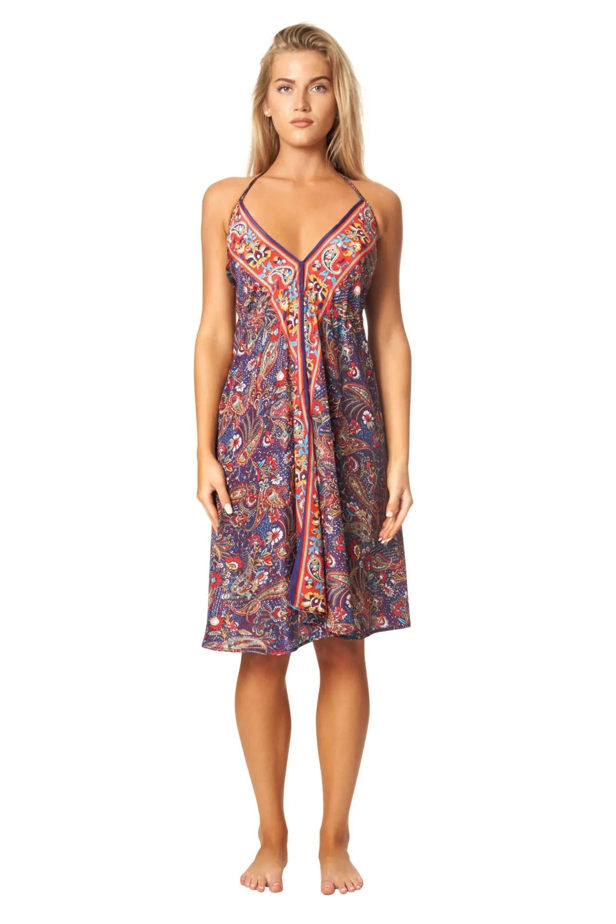 Cute Positano Mini Boho Dresses-3