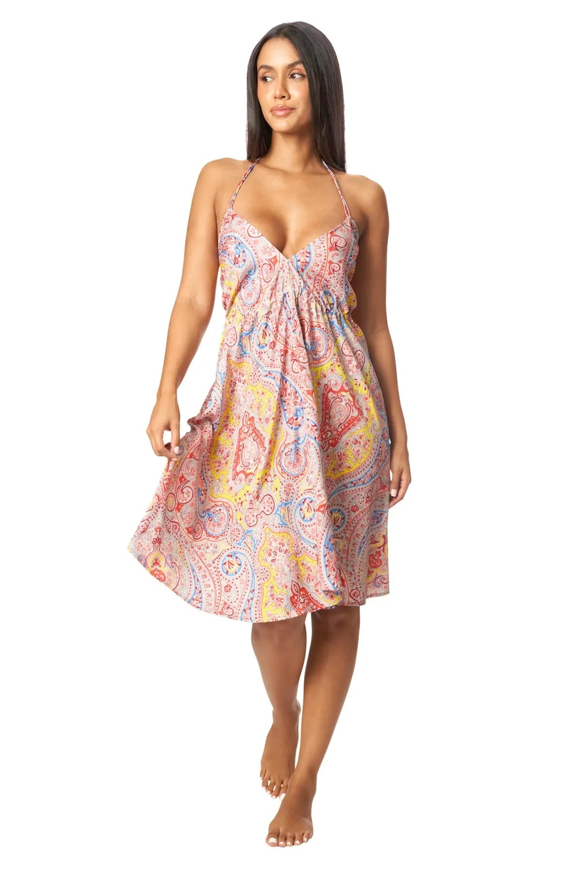 Cute Positano Mini Boho Dresses-0