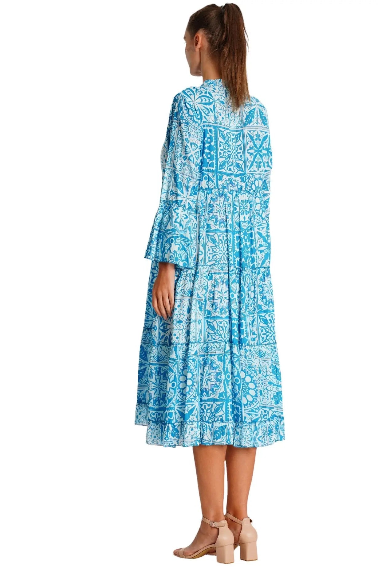 Danae Midi Shirt Dress-1