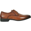 BRAVO Men Dress Shoe KING-7 Oxford Shoe COGNAC - Medium and Wide Width (Copy)-4