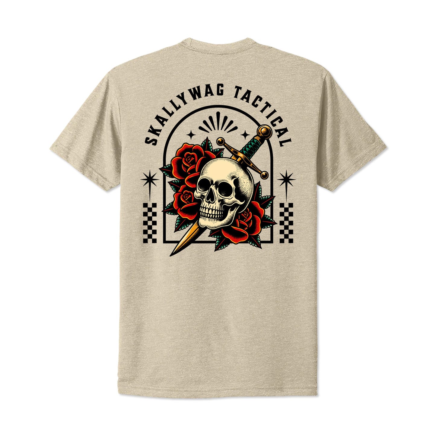 Skallywag Death Rose Tee-0