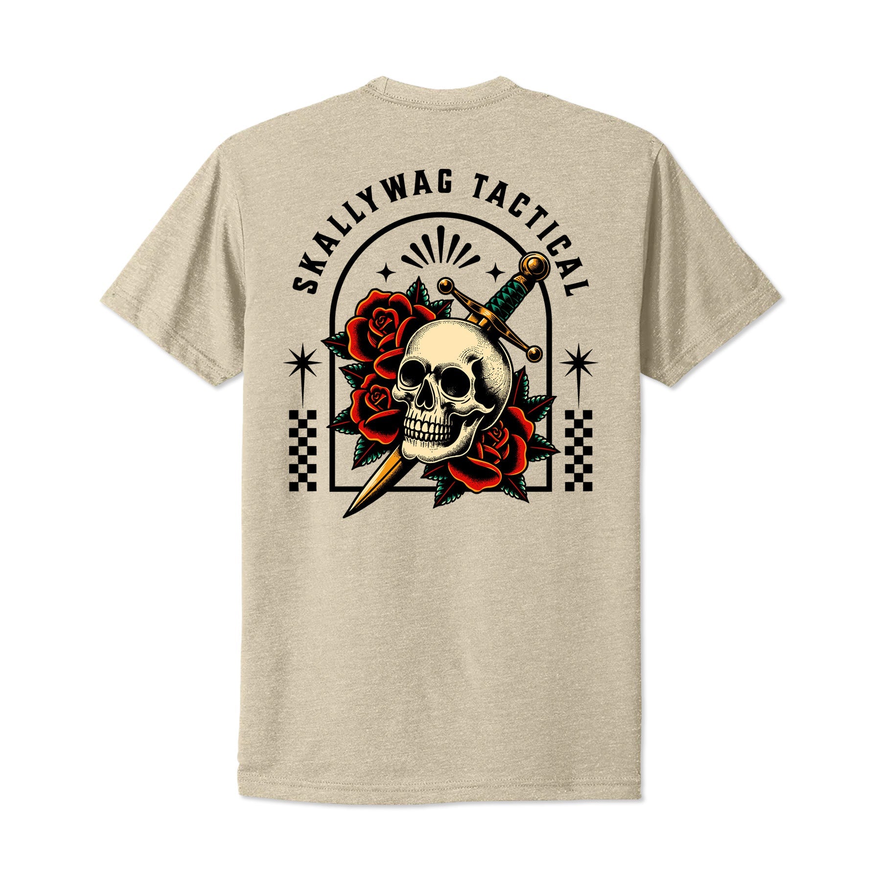 Skallywag Death Rose Tee-0
