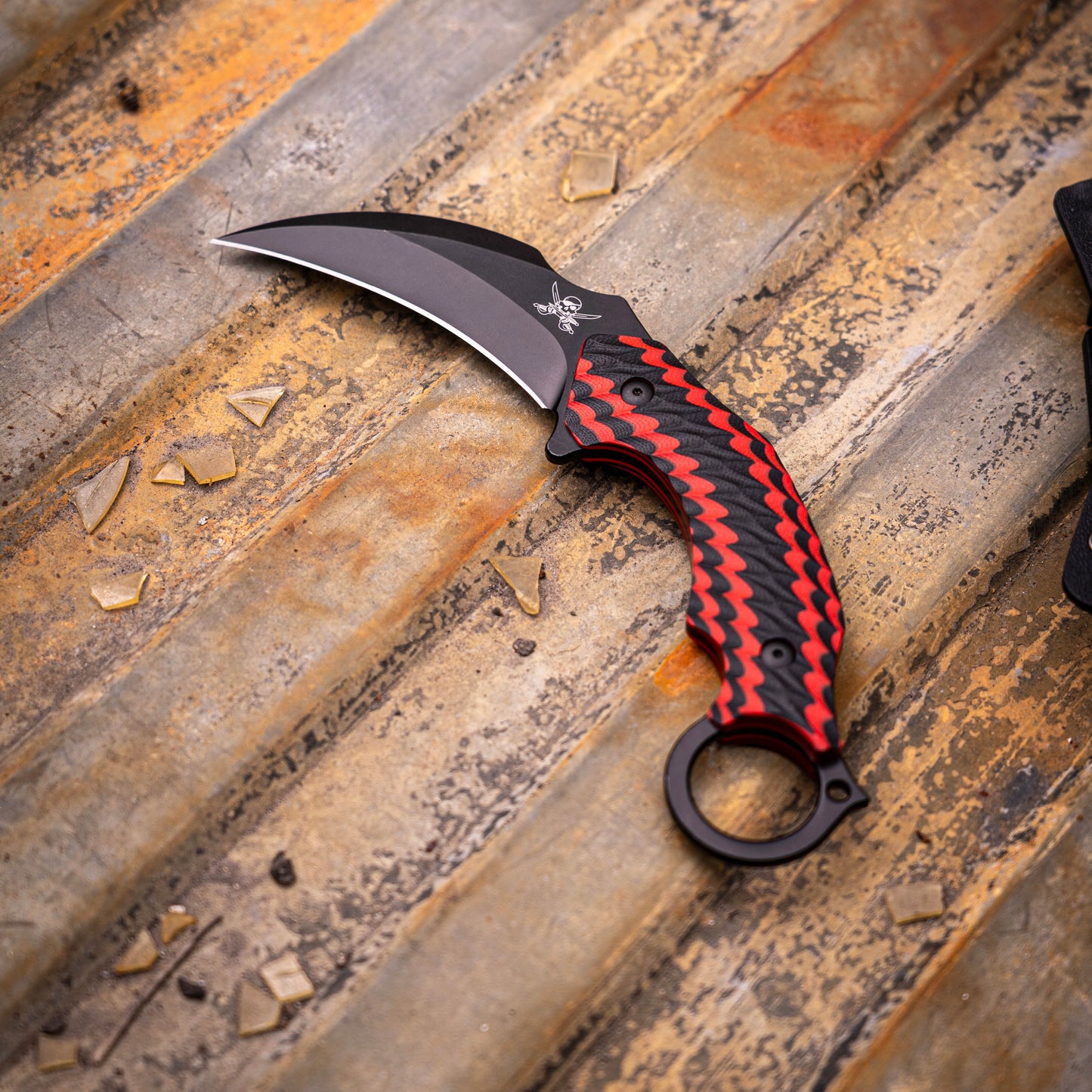 Deep 6 Karambit - Black/Red-3