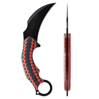 Deep 6 Karambit - Black/Red-0
