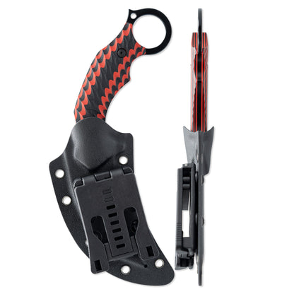 Deep 6 Karambit - Black/Red-2