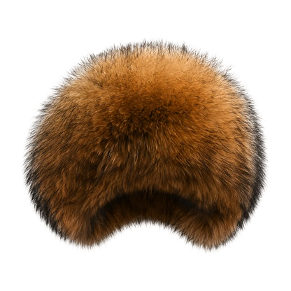 Fireladyfur Luxurious Fox Fur Hat and Earmuff Combination
