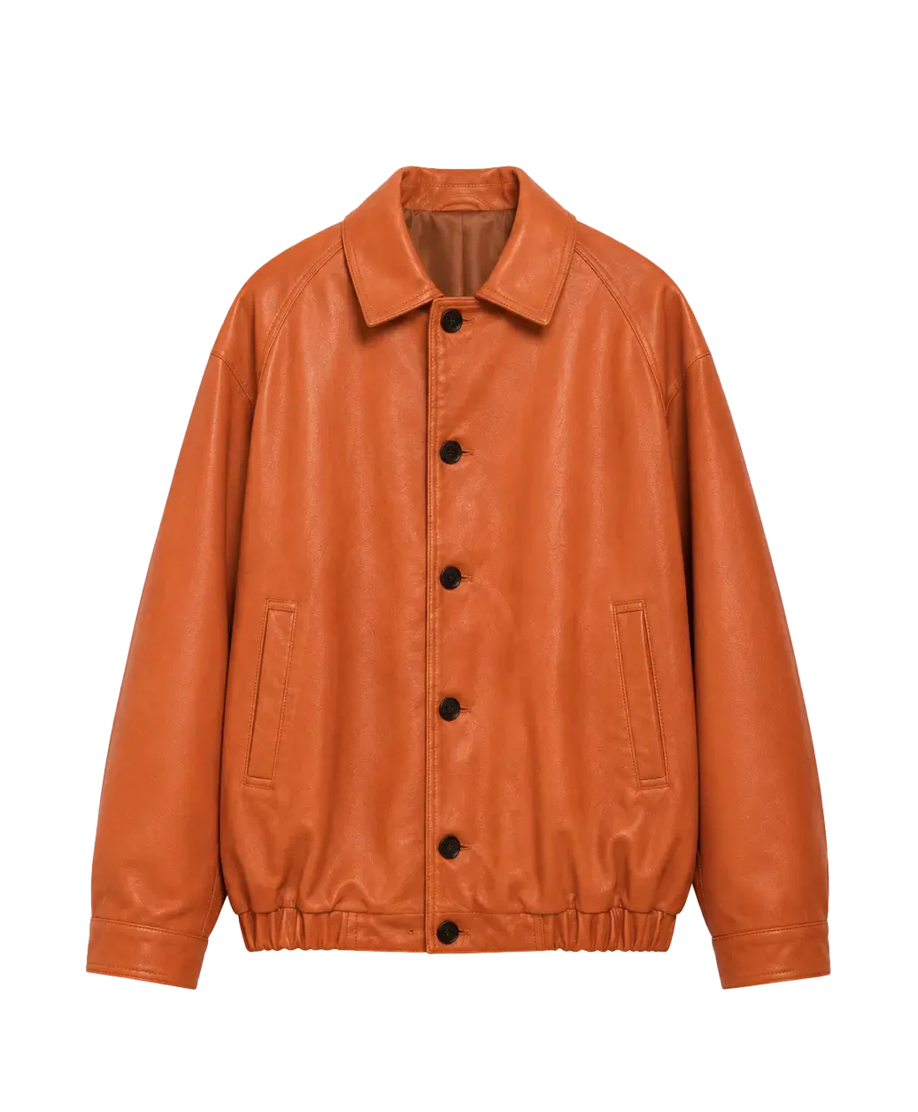 Heavy Wash Waxed Sheepskin Jacket Genuine Leather Outerwear "Sydney Reincarnation"
