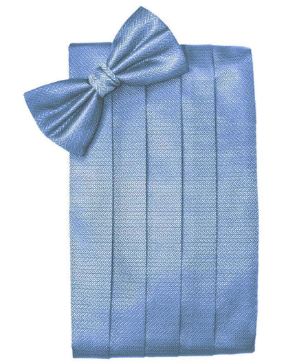 Set Herringbone Cummerbund & Bow Tie-18