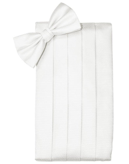 Set Herringbone Cummerbund & Bow Tie-14