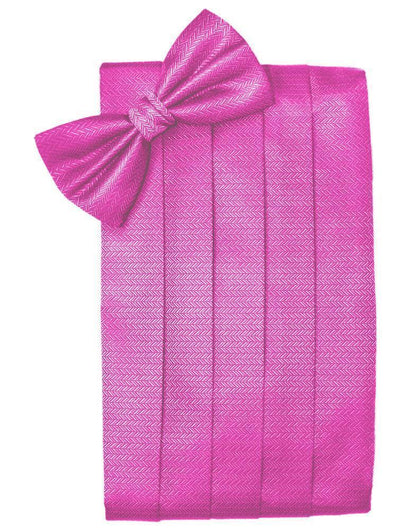 Set Herringbone Cummerbund & Bow Tie-21