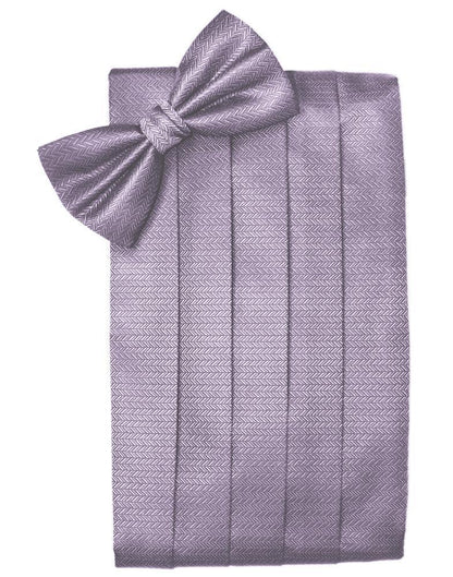 Set Herringbone Cummerbund & Bow Tie-25