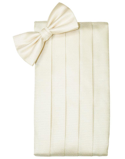 Set Herringbone Cummerbund & Bow Tie-28