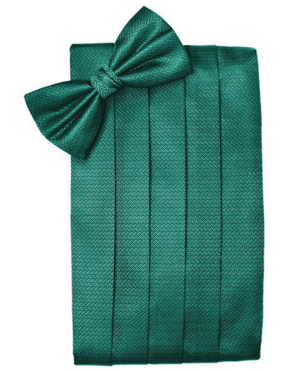 Set Herringbone Cummerbund & Bow Tie-29