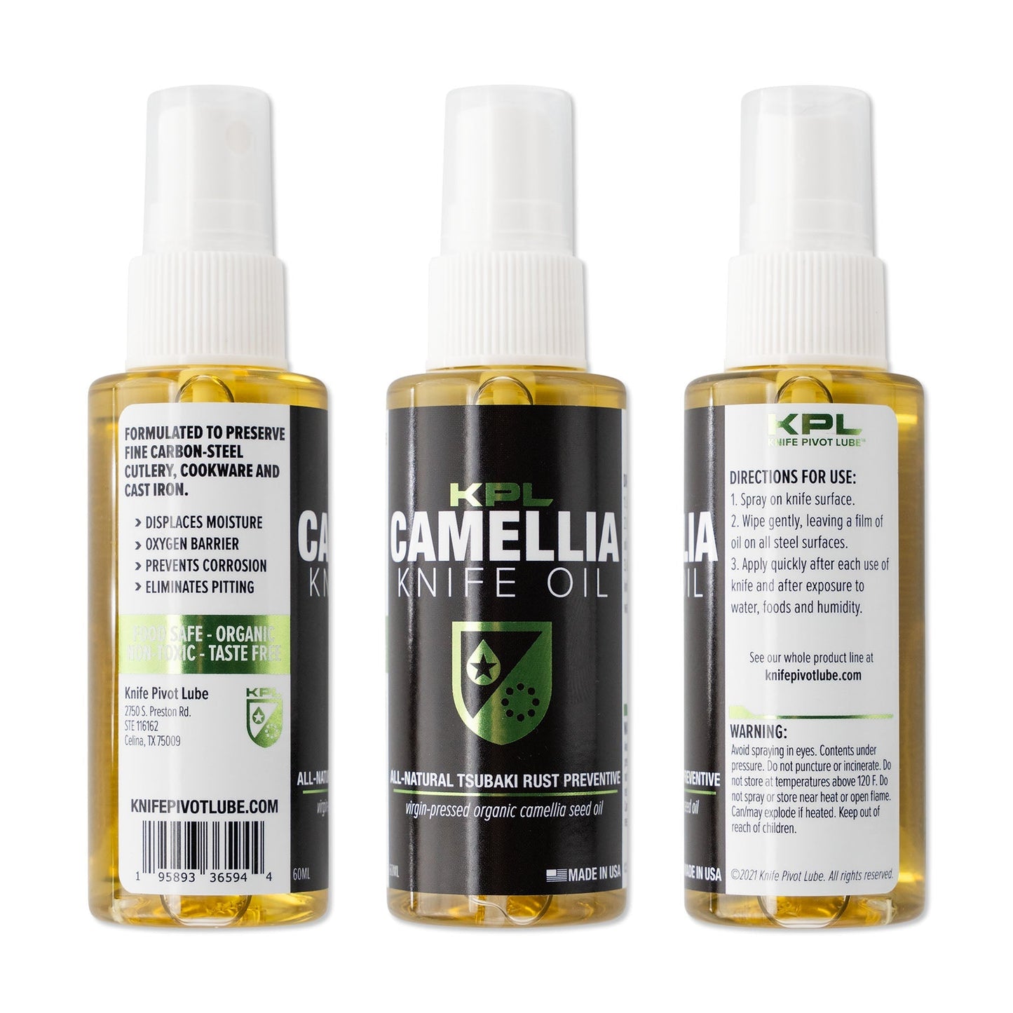 Camellia Kitchen Knife Oil - Carbon Steel and Cast Iron-0