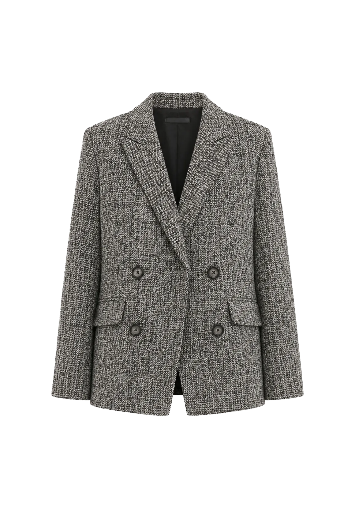 "Long Night Meteor" Limited Edition Italian Imported Yarn Fashionable Chanel Style Tweed Suit Jacket-0